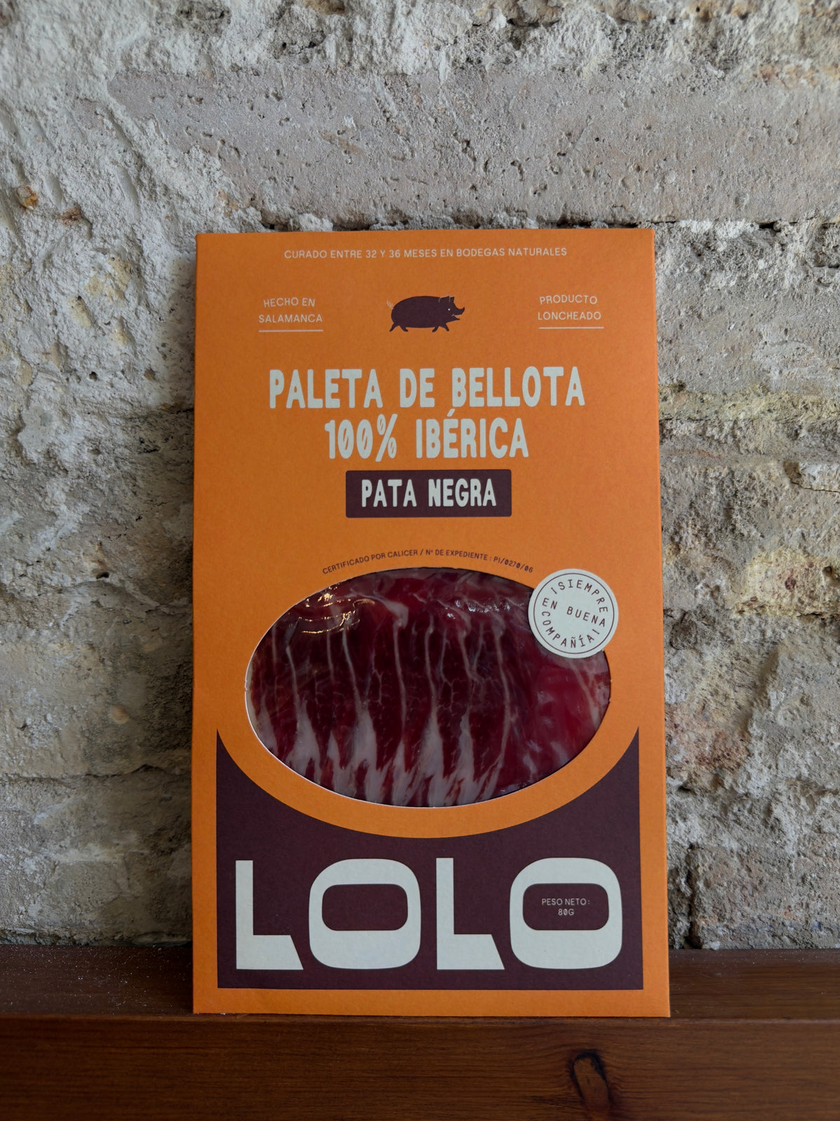 Paleta Ibérica de bellota 80g