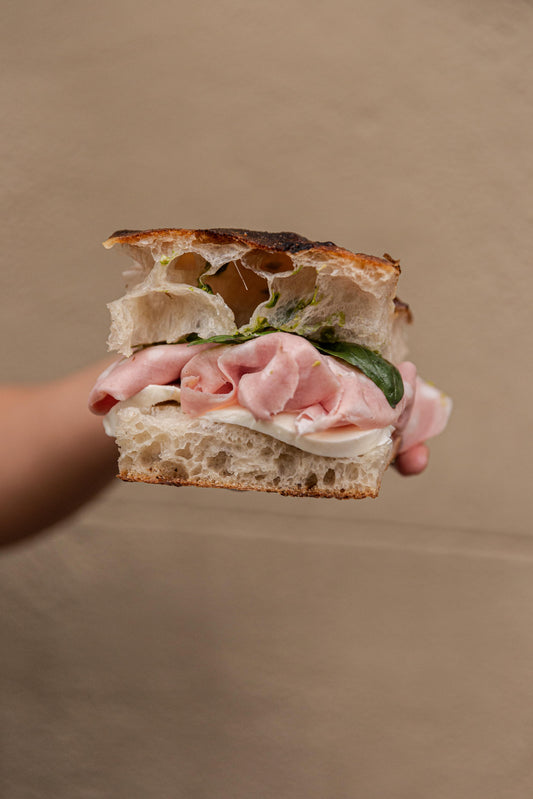Bocadillo Focaccia Mortadella