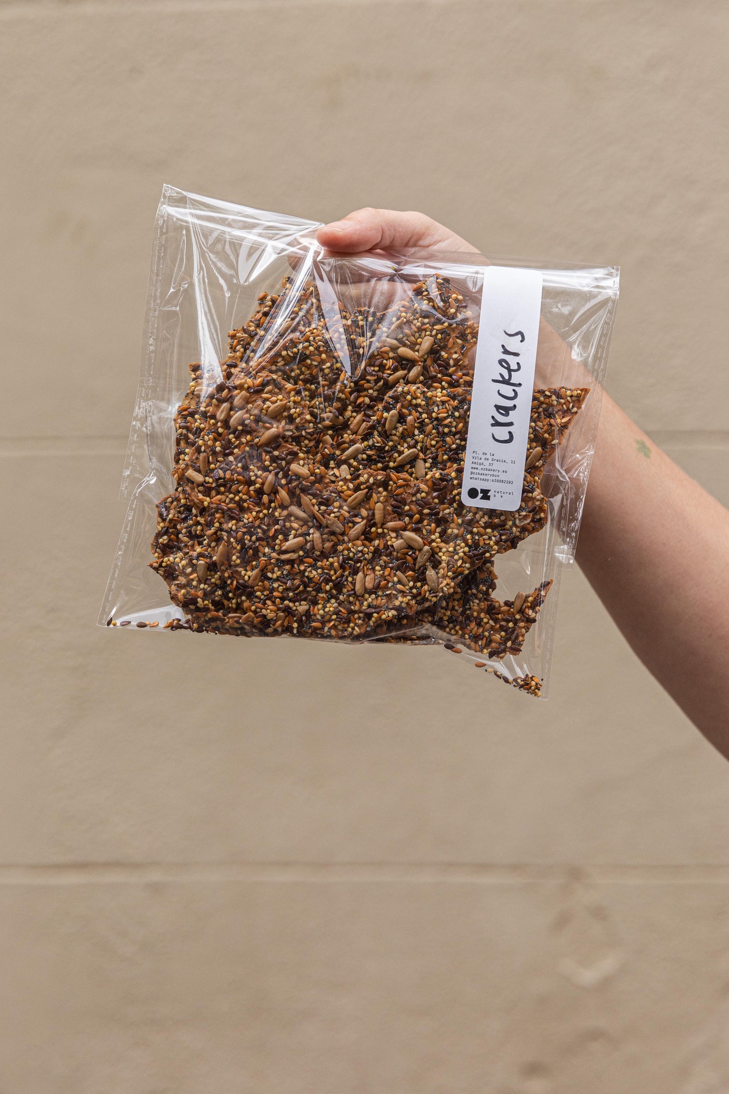 Crackers caseros en bolsa 100 gr