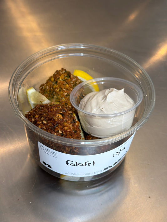 Falafel tahini verde