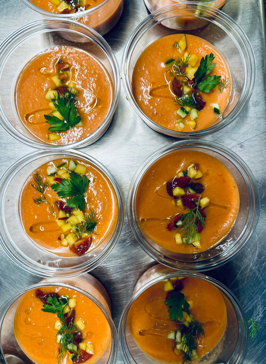 Gazpacho de mango
