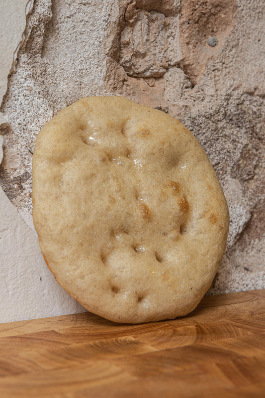 Pan de pita plano