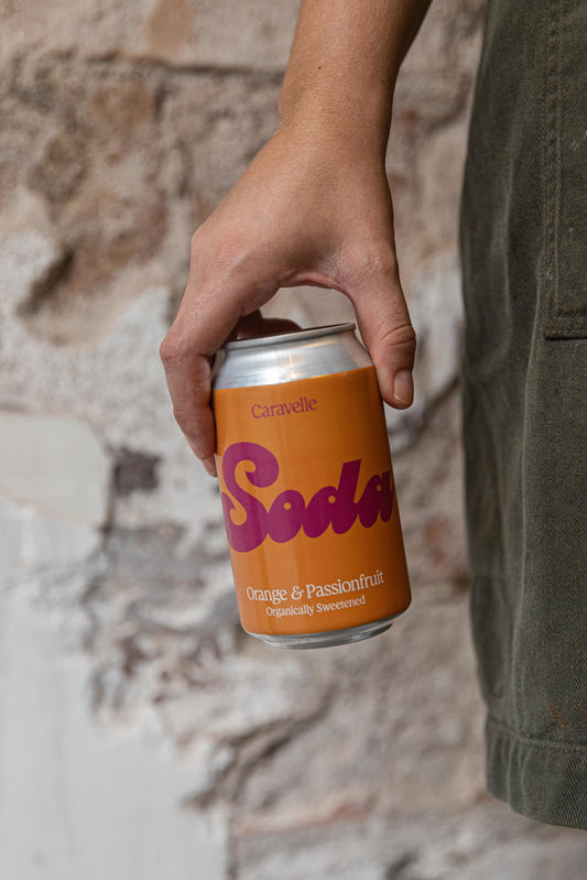 Soda orange & passion fruit
