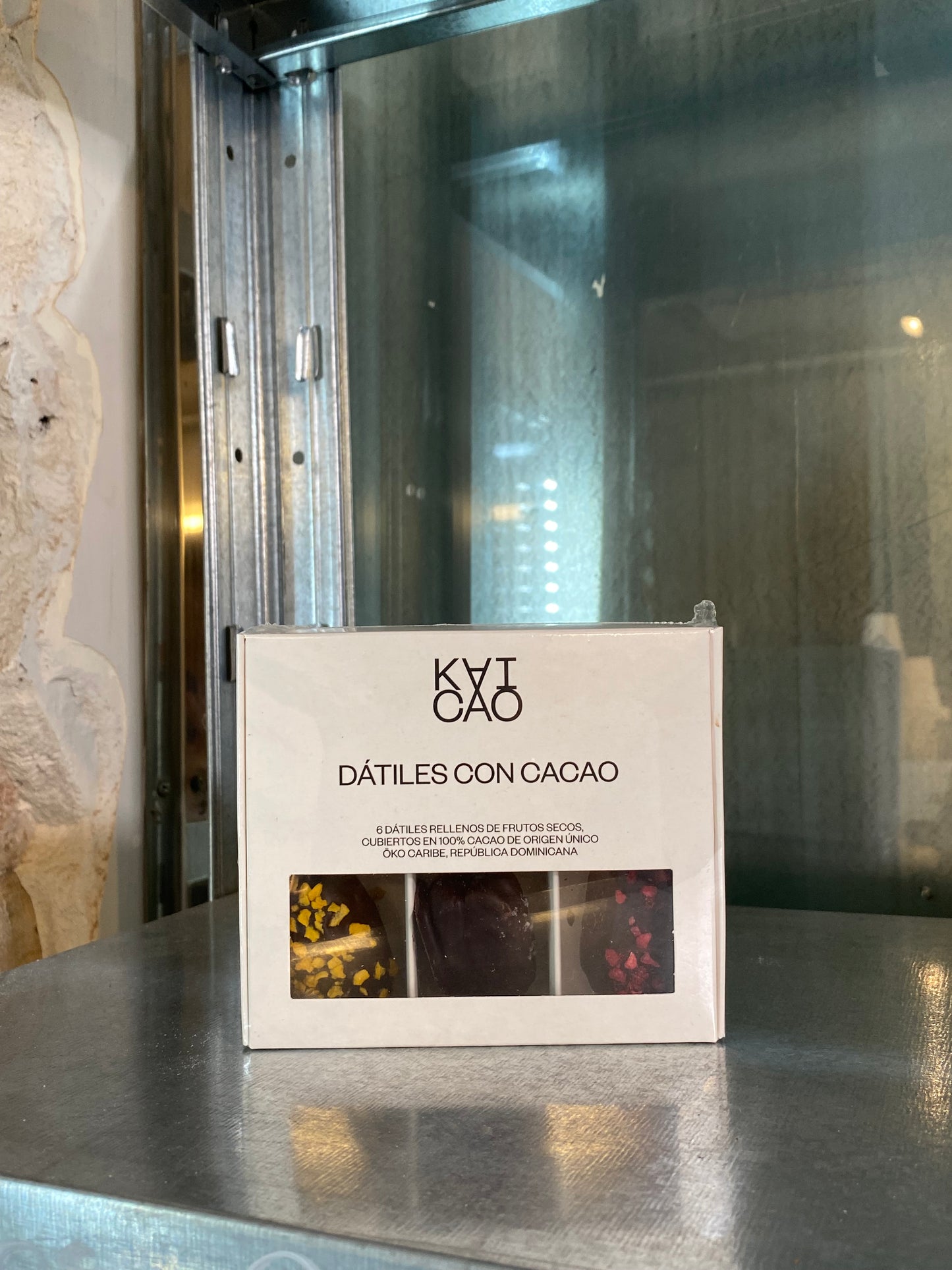 Datiles medjool con cacao